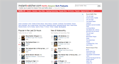 Desktop Screenshot of instantwatcher.com